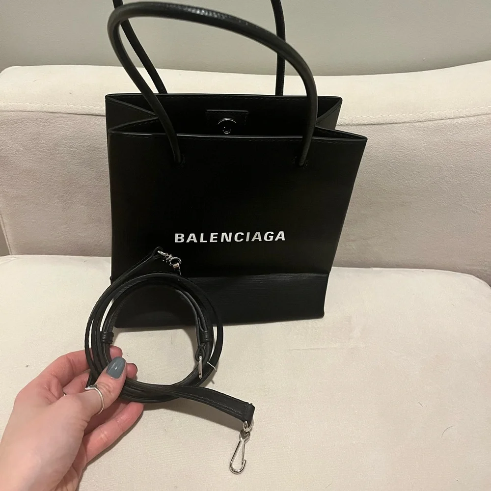 Balenciaga black top handle bag - Picture 2 of 10